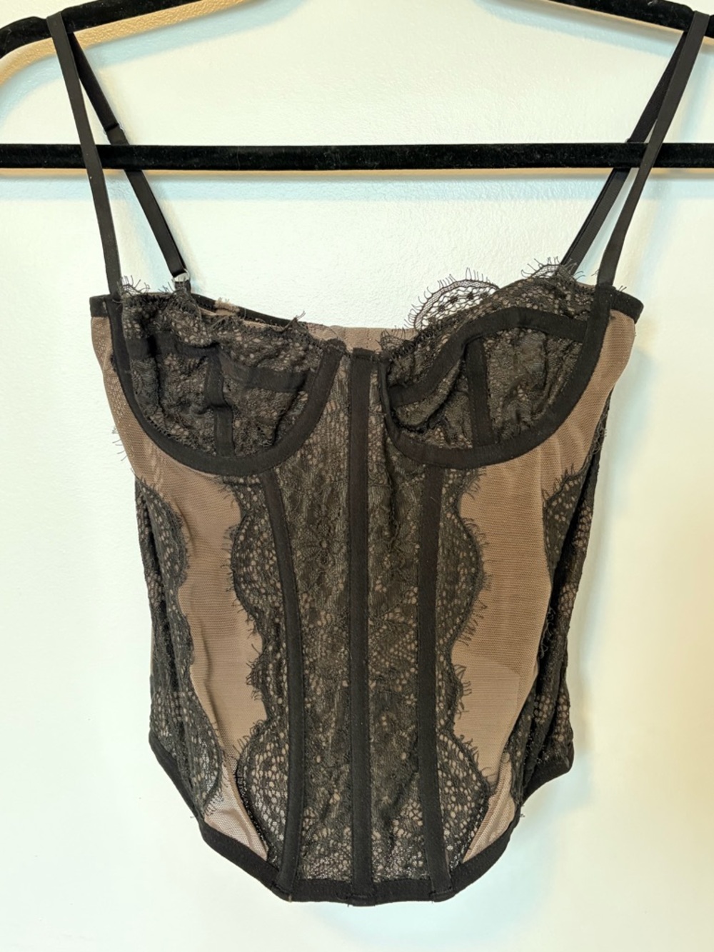 Urban Outfitters out from under corset top